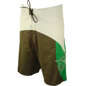 Mens Reef Armour Boardshort. Brown