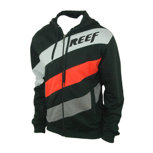 Reef Mens Mens Reef Infinitus Zip Thru Hoody. Black