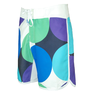 Mens Reef Poker Boardshort. White