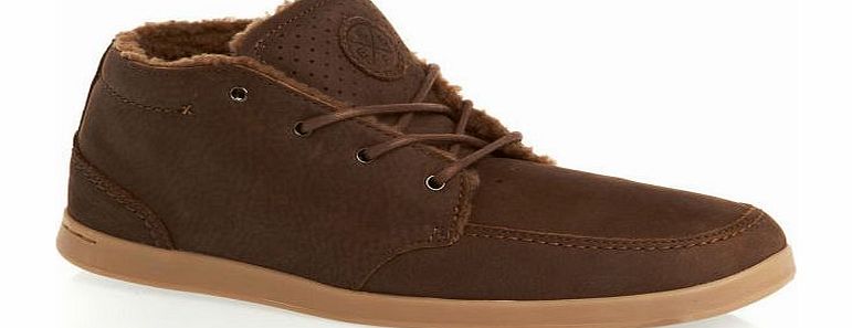 Reef Mens Reef Spiniker Mid Ls Shoes - Brown