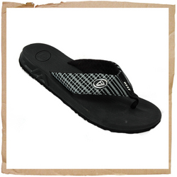 Reef Phantoms Plaid Flip Flop Black