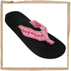 Reef Sandy Flip Flop Black/Pink