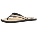 Reef Womens LA Jolla Sandal Black/Natural