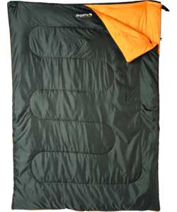 Regatta 400gsm Double Sleeping Bag - Dark Green