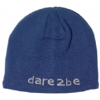 Dare2be Mens Linear Beanie Blue