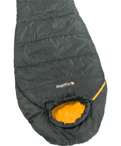 Regatta Green 400gsm Mummy Sleeping Bag - Single