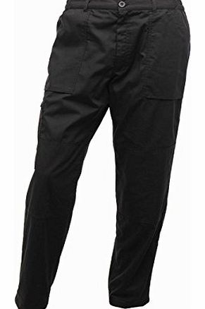 Regatta Mens Lined Action Trousers (34Wx29L, Black)