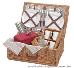 regatta Tea Lovers Picnic Basket-4 Person