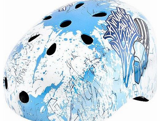 Kids Boys Children Bicycle Cycle Bike BMX Helmet 56 - 60 cm Graffiti