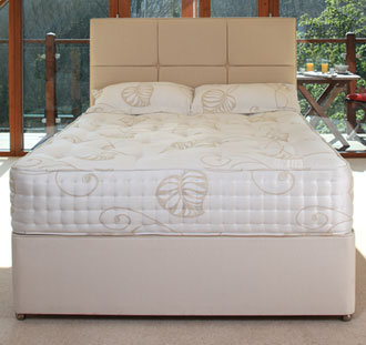 , Bordeaux, 4FT 6 Double Divan Bed