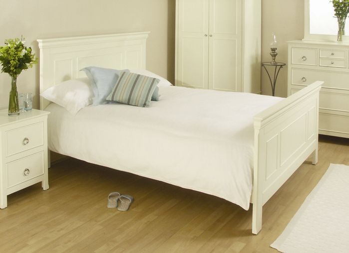 Stockbridge High Footend Cream 5ft Kingsize