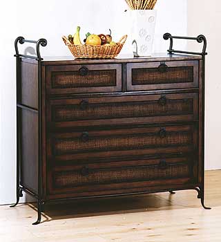 Raffles 5 Drawer Chest