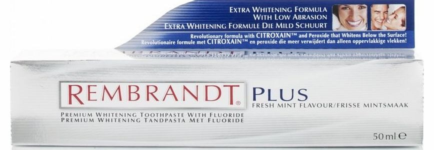 Rembrandt Plus Whitening Fresh Mint Flavour