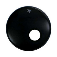Ebony Bass/Center hole Drumhead 20`