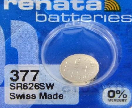 Renata 1 x Renata 377 SR626SW Silver Oxide Watch Battery Brand New Long Life