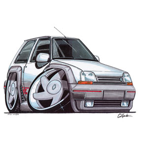 5GT Turbo - White T-shirt