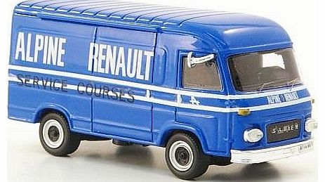 Saviem SG2, service vehicle Alpine Renault , Model Car, Ready-made, Spark 1:87