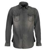 Grey Denim Look Shirt