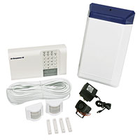 4 Zone Wired Burglar Alarm Kit PA4