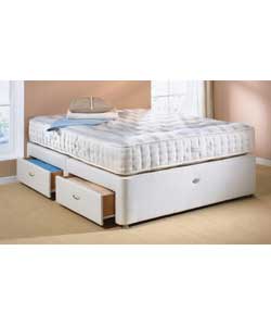 Pocket Sprung Double 4 Drawer Divan
