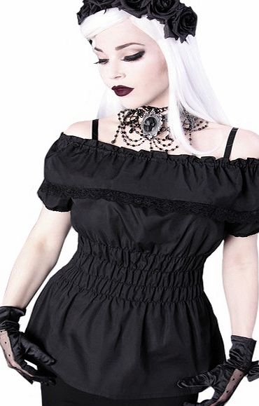 Restyle Charlotte Off Shoulder Blouse - Size: L