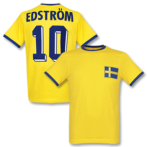 Retake 1970 Sweden Home Retro Shirt   Edstrom 10