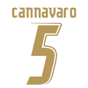 Retake CKP 06-07 Itlay Home Cannavaro 5 Flex Name and