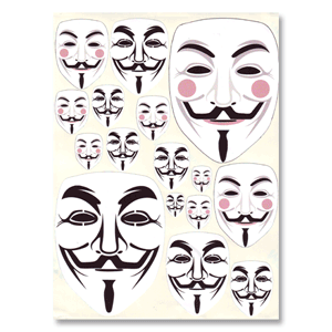 Guy Fawkes Sticker Sheet