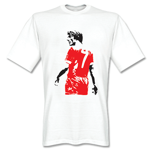 Kenny Dalglish Graffiti Tee - White