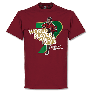 Ronaldo 2013 World Player Of The Year T-Shirt -