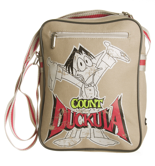 Retro Canvas Count Duckula Flight Bag