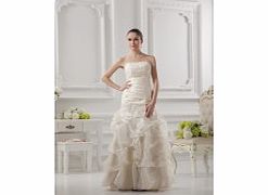 Retro Elegant Strapless Taffeta Floor-length