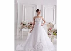 Retro Elegant Straps Satin Chapel Train Wedding