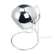 Retro Eyeball Table Lamp- Chrome