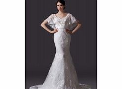 Retro Luxury Elegant Satin Lace Wedding