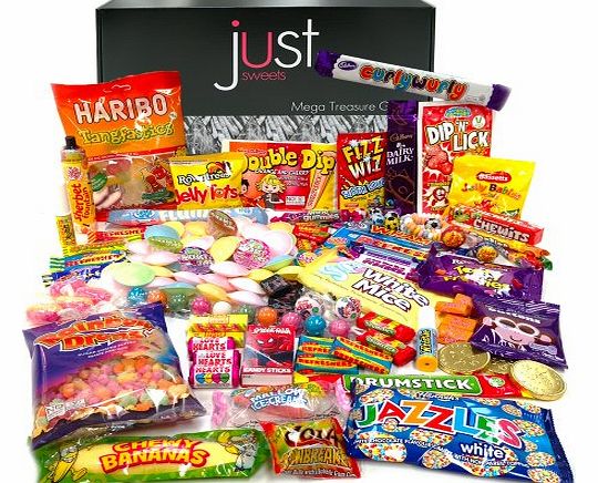 Retro Sweet Drop The Best Ever Retro Sweets MEGA Treasure Gift Box (The Original Sweet Shop in a Box! - Perfect Christmas Gift Idea)