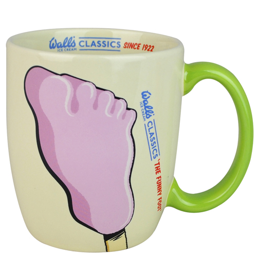 Retro Walls Twister And Funny Feet Lolly Mug