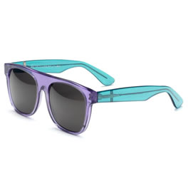 Retro Super Future Flat Top Lilla Trans Aqua