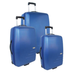 Quarto 3 piece 2 Wheeled nest set - Blue