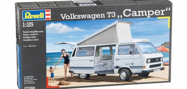 Revell 1:25 Scale Volkswagen T3 Camper Vehicle Model