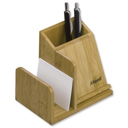 Bamboo Desktop Organiser Pencil Cup Sorter