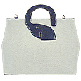 RG House of Florence White Elephant Collection Handbag