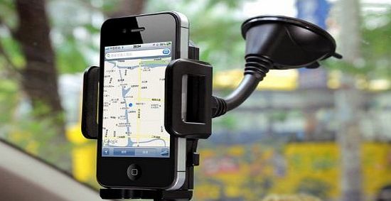 Rheme Premium Adjustable In Car Holder for Apple Iphone 5 / 4 / 4s / 3G / 3 and Samsung, HTC, Nokia, Blackberry, Nexus