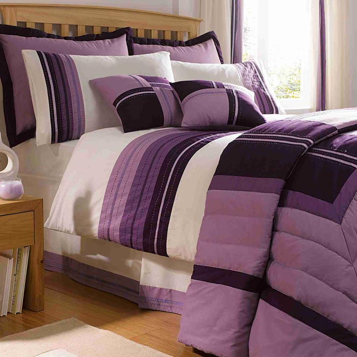 Ribbon Pintuck Double Duvet Cover Set