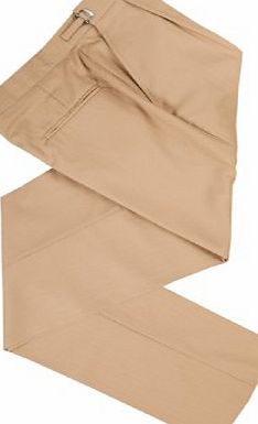 Richard Paul Mens brown beige lightweight designer wool trouser trousers 28 30 32 34 36 38 40 42 44 46 48 50 52 54 56 (34`` Long)