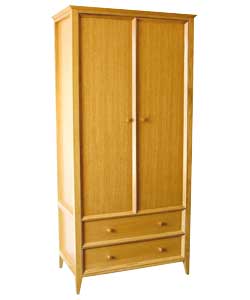 Richmond 2 Drawer 2 Door Wardrobe