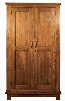 richmond Dark Wood Double Wardrobe