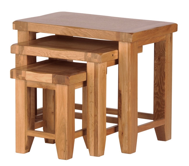 Oak Nest of Tables