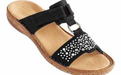 Diamante Slip on Sandals