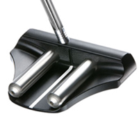 Two Bar Black Centre Shaft Mallet Putter